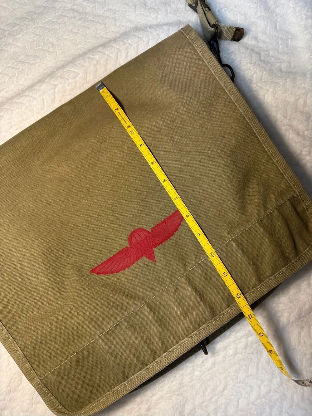 Banana Republic Vintage Khaki Messenger Bag 1980’s Safari Travel